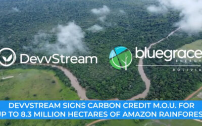 Devvstream signs carbon credit m.o.u. for up to 8.3 million hectares of amazon rainforest.